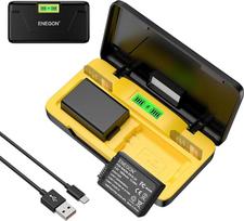 ENEGON EN-EL25 20W dvigubo akumuliatoriaus greitojo įkroviklio rinkinys (2 x 1600 mAh) Nikon Z50, Z30, Z FC, Nikon MH-32 skaitmeninis fotoaparatas