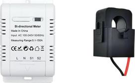 Energijos apsaugos jungiklis, saulės fotovoltinis dvikryptis dvikryptis dviejų krypčių energijos matuoklis su prispaudimo srovės jutikliu "Tuya Smart App KWh Monitor Automation Power Consumption Monitor