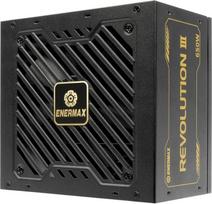 ENERMAX Revolution III 650 W | Visiškai modulinis ATX 3.1 maitinimo šaltinis | PCIe 5.1 | 80 Plus Gold | Visiškai tylus 120 mm FDB ventiliatorius | 105°C japoniški kondensatoriai | ERV650G-AHG-MAC