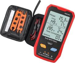 Entdecken Sie das Solar MPPT Messgerät: Fotovoltaik Multimeter Kit für Profis in der Solarpanel Netzprüfung, Übertemperaturmessung, automatisches und manuelles MPPT Photovoltaik