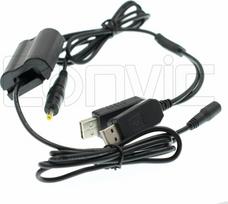 EP-5B nuolatinės srovės jungties dvigubo USB adapterio kabelis, skirtas Nikon V1 D800 D610 D810