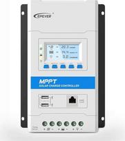 EPEVER® 20A MPPT saulės įkrovos reguliatorius su 12/24V DC Auto TRIRON Max 100V 520W įvesties neigiamo įžeminimo saulės reguliatorius, skirtas švino rūgščių AGM sandariems geliniams potvynių akumuliatoriams