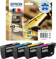 EPSON rašiklio ir kryžiažodžio rašalo kasetė, skirta Workforce WF-2760DWF serijai - įvairių spalvų