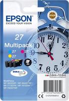 EPSON žadintuvų rašalo kasetė, skirta WF-3620DWF serijai, geltona / purpurinė / žydra