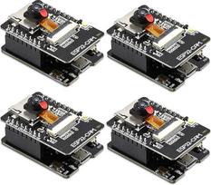 ESP32 CAM kūrimo plokštė DC 5V WiFi/Bluetooth kūrimo plokštė USB į serijinį prievadą Automatinis atsisiuntimas su 2640 kameros moduliu 4 pakuotės