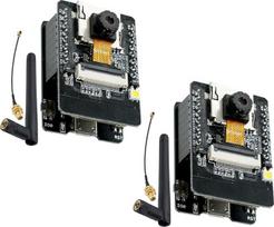 ESP32 dviejų branduolių programavimo plokštės su kamera OV2640, 2 MP, režimas ir TF kortelė, "WiFi", "Bluetooth", ESP32, CAM MB, Micro USB modulis, suderinama su "Arduino", 2 vnt.