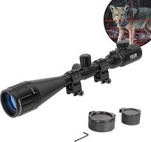 ESSLNB Oro šautuvo optinis taikiklis 3-9 x 50 AOEG Mil Dot diapazono ieškiklis su 20 mm-22 mm/0,78-0,86 colių tvirtinimo ir apsauginiu dangteliu medžioklei Airsoft ir arbaletui