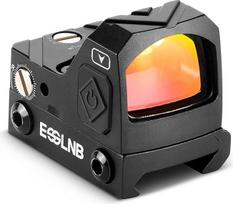 ESSLNB Raudonasis taškas Visor Airsoft optinis taikiklis 2MOA 12 ryškumo lygių Visiškai daugiasluoksnė prizmė Atsparus vandeniui Atsparus smūgiams su 20 mm/22 mm Weaver/Picatinny bėgių laikikliu ir objektyvo dangteliais medžioklei