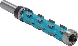Eujgoov Bündigfräser, 12-Mm-Schaft, Vollhartmetall-Doppellager-Spiralschneider, 75 Mm Schnittlänge mit Industriebeschichtung, Zum Holzschneiden