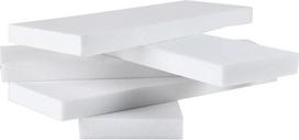 EVA-Schaumstoffrollen, Packung mit 6 weißen Polystyrolschaumplatten 295 x 100 20 mm for den Modellbau