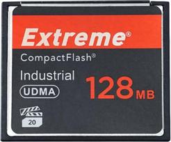 Extreme 128MB Compact Flash atminties kortelė, originali CF kortelė profesionaliems fotografams, videografams, entuziastams