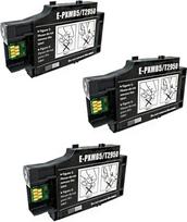 F-INK 3 x techninės priežiūros dėžutės, suderinamos su Eps T2950 ir C13T295000 Veikia su spausdintuvais Workforce WF-100 WF-100W