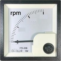 F72-DCB Jūrų greičio matuoklis 10V įvestis 100RPM 200RPM 1000RPM 1500RPM Greičio matuoklis su rodykle (800 aps./min 10V)