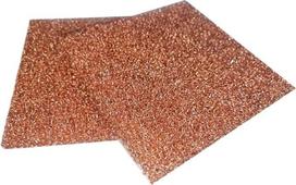 FASOLI Kvadratinis putų varis, akytas raudonasis varis, 100 PPI, laidi šilumai išsklaidyti elektrodų medžiaga, elektrocheminis metalas, 1 vnt. (200 x 300 x 5 mm)