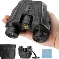 Fernglas 12x25 Kompakt Ferngläser Kinder Erwachsene, Mini-Ferngläser, HD Taschenfernglaser, Faltbares, mit Tragetasche, Fernglas Klein für Outdoor Sportspiele Vogelbeobachtung Reisen Jagd Konzerte