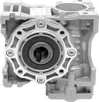 Flanschschneckenreduzierer, 60 mm Übersetzungsverhältnis 1:30/60/20/1:100 CNC-Geschwindigkeitsreduzierer for 200-W-/400-W-Servomotor-Schneckengetriebe(Reduction Ratio 30,Double Shaft)