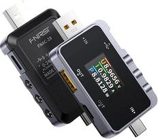 FNAC - 28 Typ C USB testeris - 2-in-1 įrankis, 6,5 A, skirtas skaitmeniniams kabelių ir kabelių kanalų bei laidų testams atlikti