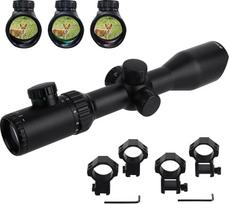 FOCUHUNTER 3-12X42SF optinis taikiklis su žalia danga 1/4 MOA vidutinio nuotolio raudona/žalia taikikliu su 20 mm ir 11 mm Picatinny bėgių laikikliais, skirtas lauko sportui