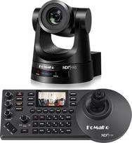 FoMaKo NDI HX3 PTZ kameros rinkinys, 20x optinio priartinimo AI automobilio sekimas, su 3G-SDI/HDMI/USB3.0/LAN (PoE), skirtas "YoTube vMix OBS" tiesioginei transliacijai, su 1*KN20A Pro NDI kamera + 1*NDI PTZ valdikliu (BN201)