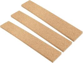 FOMIYES Pack of 3 Bulletin Strips, Cork Strips, Natural Frameless Cork Board, Self-Adhesive Cork Bulletin Bars, Cork Bulletin Strips, Memo Board Strips for Office, School, Holiday, Home
