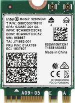 fosa 1730Mbps Intel 9260NGW NGFF belaidžio ryšio kortelė, didelės spartos 2.4G + 5G dviejų juostų 802.11ac WiFi Bluetooth 5.0 modulio belaidžio ryšio kortelė, palaiko Linux/Chrome/Windows 10 operacinę sistemą