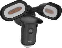 Fotoaparato apsauga nuo lietaus "Rin G Floodlight Cam Pro" (naujausios kartos "Floodlight Cam Pro") - apsauga nuo UV spindulių, apsauganti nuo atspindžių, lengvai užsegama apsauga lauke, juoda