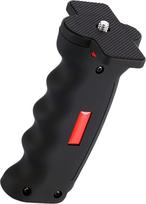 Fotoaparato rankenos stabilizatorius Vaizdo kameros rankena su 1/4 colio varžto ir sriegio skylėmis, DSLR sistemos fotoaparato laikiklis Ergonomiškas rankinis fotoaparato laikiklis Stabilizatoriai, 12 x 5 cm, juodas