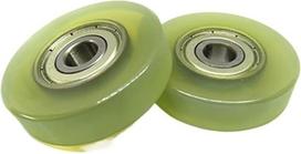 FPJQOBJC 1 vnt. PU62840-10 Poliuretano kugelinis skriemulys 8x40x10mm PU Gummi Beschichtet Lager Pulley 40mm(PU62640-10 6x40x10)