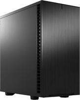 Fractal Design Define 7 Mini Black - Solid - šlifuotas aliuminis/stela Micro ATX tylus mini bokšto kompiuterio korpusas