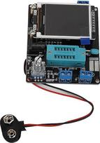 FTVOGUE Transistor-Tester, Elektronisches Kunststoff-Testgerät für NPN-PNP-Diodenmessung und PWM-Generator mit Farbdisplay für ATMEAG328P-Benutzer