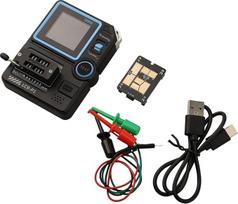 FUBESK LCR-P1 Transistor-Tester, Dioden-Kapazität, Widerstandsmessgerät, LCR ESR Messgerät NPN PNP MOSFET Infrarot Multifunktionstester mit 3,6 cm Display