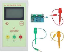 Für MK-328 Transistor-Tester Komponentenanalysator für Kapazität ESR Induktivität Widerstand Diode MOSFET BJT Automatische Pin-Erkennung Elektronisches Testmessgerät