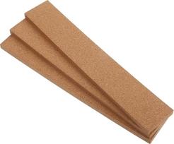 GALPADA 3 lipnių kamštinių juostelių pakuotė skelbimų lentoms 30 cm x 5 cm natūralios kamštinės plokštės, skirtos biurui, sienų organizatoriui, namie gaminamai atmintinėms lentoms, universaliam naudojimui