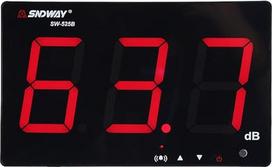 Garso lygio matuoklio testeris USB maitinamas 9,6 colių LCD skaitmeninis garso lygio matuoklis Sieninis pakabinamas 30-130 dB triukšmo testeris Tikslus matavimas
