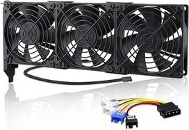 GDSTIME GPU ventiliatorius 3 x 92 mm PCI grafikos plokštės ventiliatorius PCI aušinimo ventiliatorius VGA aušinimo ventiliatorius 3 kaiščiai 4 kaiščiai palaiko 5 V 7 V 12 V, skirtas kompiuterio pagrindinei plokštei Audio Video