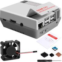 GeeekPi Retro žaidimų Nes3Pi korpusas, skirtas Raspberry Pi 3 Model B/B+, Raspberry Pi 2B/3B/3B + korpusas su aušinimo ventiliatoriumi Raspberry Pi Raspberry Pi aušintuvas Raspberry Pi 2B/3B/3B+