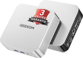GEEKOM A6 mini kompiuteris, 3 metų palaikymas, su AMD Ryzen 7 6800, atnaujinama DDR5 RAM (be fiksuotos LPDDR) + 512GB SSD, geriausias mini stalinis kompiuteris namų biurui ir kūrybai