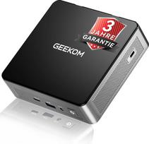GEEKOM Air12 mini kompiuteris [2026 leidimas] su "Intel 7505", 3 metų garantija Kompaktiškas biuro kompiuteris, DDR4 RAM (galima išplėsti iki 32GB) ir 256GB SSD (maks. 4 TB), W-11 Pro mini kompiuteris, 5 x USB, trigubas 8K ekranas, skirtas namų biurui