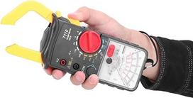Generic Zangen-Multimeter, Präziser Analoger Spannungs-Strom-Tester für Elektriker, Elektriker-Messgerät für Spannungs-Strom-Messung, Am Arbeitsplatz und zu Hause, Schwarze Größe, Kompakt, Tragbar