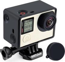 GEPULY BacPac BacPac rėmo laikiklio korpusas, skirtas "GoPro Hero4", "Hero3+", "Hero 3" su LCD BacPac ir akumuliatoriaus prailginimo priedais
