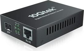 Gigabit Ethernet Media Converter, atviras SFP pluošto į Ethernet RJ45 konverteris, skirtas 10/100/1000Base-Tx į SFP (SFP lizdas be modulio)