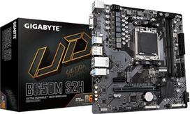 GIGABYTE B650M S2H pagrindinė plokštė - "AMD Ryzen 9000" serijos, 5+2+2 fazių VRM, iki 6400 MHz DDR5 (OC), 1xPCIe 4.0 M.2, GbE LAN, USB 3.2 Gen 1