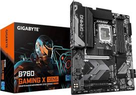 GIGABYTE B760 Gaming X GEN5 pagrindinė plokštė - palaiko 14 kartos "Intel Core" procesorius, 8+1+1 fazių VRM, iki 5600 MHz DDR5, 3x PCIe 4.0 M.2, 2.5GbE LAN, USB 3.2 Gen 2
