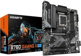 GIGABYTE B760 Gaming X pagrindinė plokštė - palaiko 14 kartos "Intel Core" procesorius, 8+1+1+1 fazių skaitmeninis VRM, iki 7600 MHz DDR5 (OC), 3X PCIe 4.0 M.2, 2.5GbE LAN, USB 3.2 Gen 2