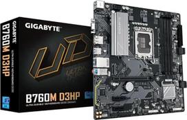 GIGABYTE B760M D3HP pagrindinė plokštė - 14 kartos "Intel Core" procesoriai, 4+1+1+1 fazių VRM, iki 5600 MHz DDR5, 2xPCIe 4.0 M.2, GbE LAN, USB 3.2 Gen 1