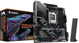 GIGABYTE B840M AORUS Elite WIFI6E pagrindinė plokštė - "AMD Ryzen 9000" procesoriai, 10+2+2 fazių VRM, iki 8200 MHz DDR5 (O.C.), 2 x M.2 PCIe 4.0, "Wi-Fi 6E", 2,5GbE LAN, USB 3.2 Gen 2