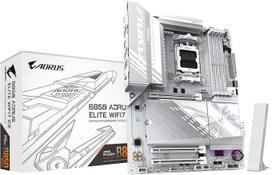 GIGABYTE B850 AORUS Elite WIFI7 Ice pagrindinė plokštė - AMD Ryzen 9000 serijos procesoriai, 14+2+2 fazių skaitmeninis VRM, iki 8200 MHz DDR5 (OC), 1xPCIe 5.0 + 2xPCIe 4.0 M.2, 2.5 LAN, WiFi 7, USB 3.2 Gen 2x2