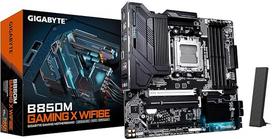 GIGABYTE B850M Gaming X WIFI6E pagrindinė plokštė - AMD Ryzen 9000 serijos procesoriai, 10+2+2 fazių skaitmeninis VRM, iki 8200 MHz DDR5 (OC), 1xPCIe 5.0 + 1xPCIe 4.0 M.2, 2.5LAN, WiFi 6E, USB 3.2 Gen 2