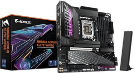 GIGABYTE B860M AORUS Elite WIFI6E pagrindinė plokštė - "Intel Core Ultra" procesoriai, 12+1+2+1 fazių VRM, iki 9200 MHz DDR5, 1xPCIe 5.0 + 2xPCIe 4.0 M.2, 2.5GbE LAN, WiFi 6E, "Thunderbolt