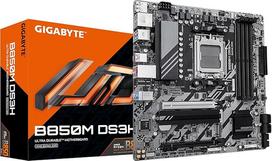 GIGABYTE B850M DS3H pagrindinė plokštė - AMD Ryzen 9000 serijos procesoriai, 16+2+2+2 fazių skaitmeninis VRM, iki 8200 MHz DDR5 (OC), 1xPCIe 5.0 + 1xPCIe 4.0 M.2, 2.5 LAN, USB 3.2 Gen 2